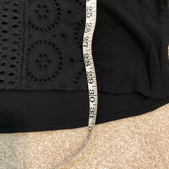 Black swim cover with tie and lace. EUC. Roomy size Small, fits a Medium - Picture 4 of 6